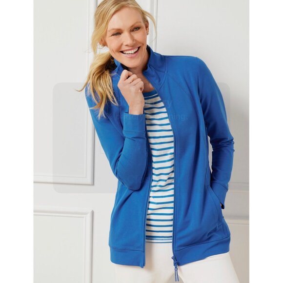 NWT Talbots EVERYDAY STRETCH MOCKNECK JACKET sz LG - Picture 1 of 10